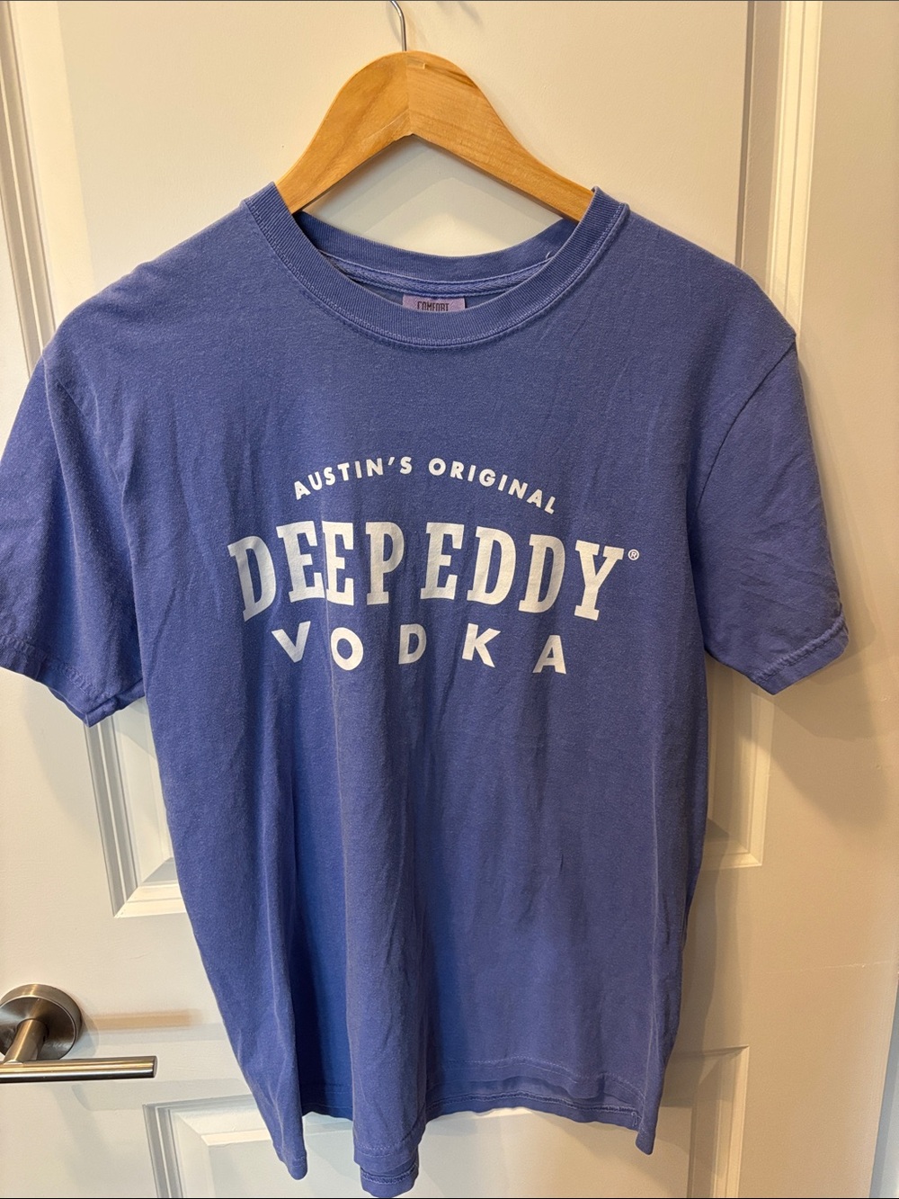 Comfort Colors Indigo Deep Eddy Vodka Logo Tee